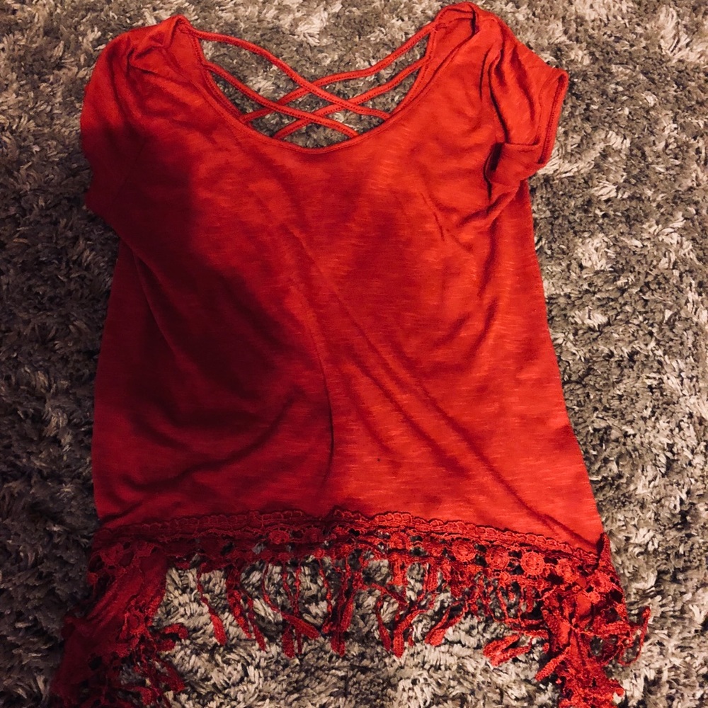 frayed tee